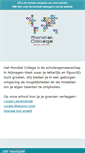 Mobile Screenshot of mondialcollege.nl