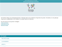 Tablet Screenshot of mondialcollege.nl